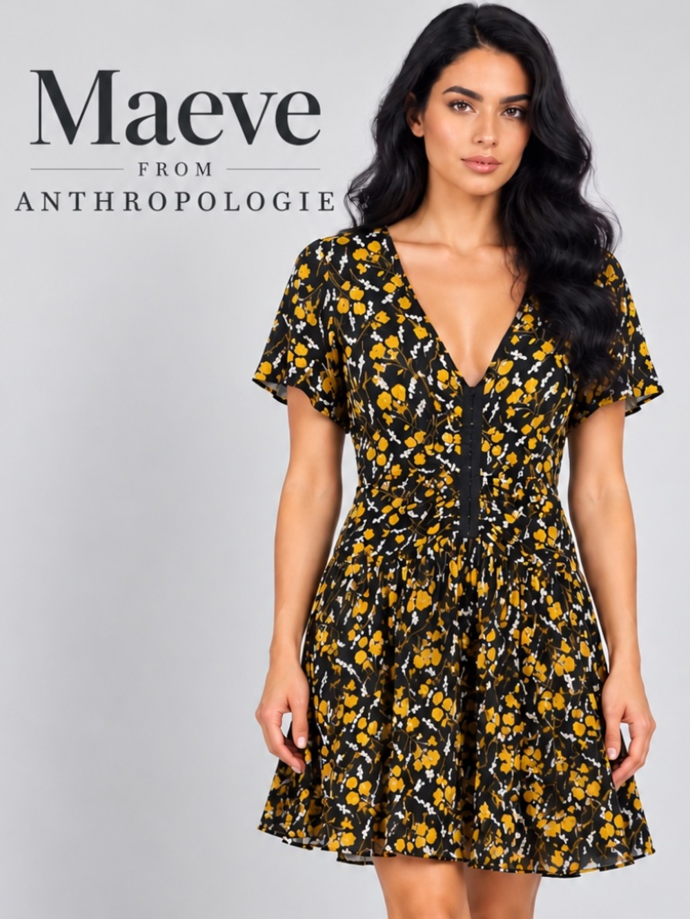 Maeve "Summer Breeze" Floral Dress from Anthropologie